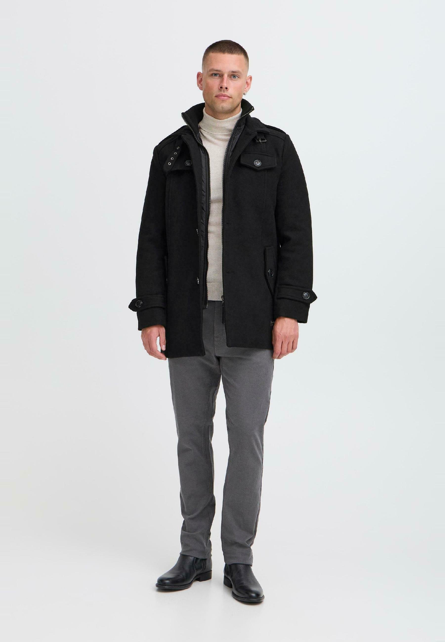 INDICODE JEANS IDBRANDAN - Korte jas - zwart onyx