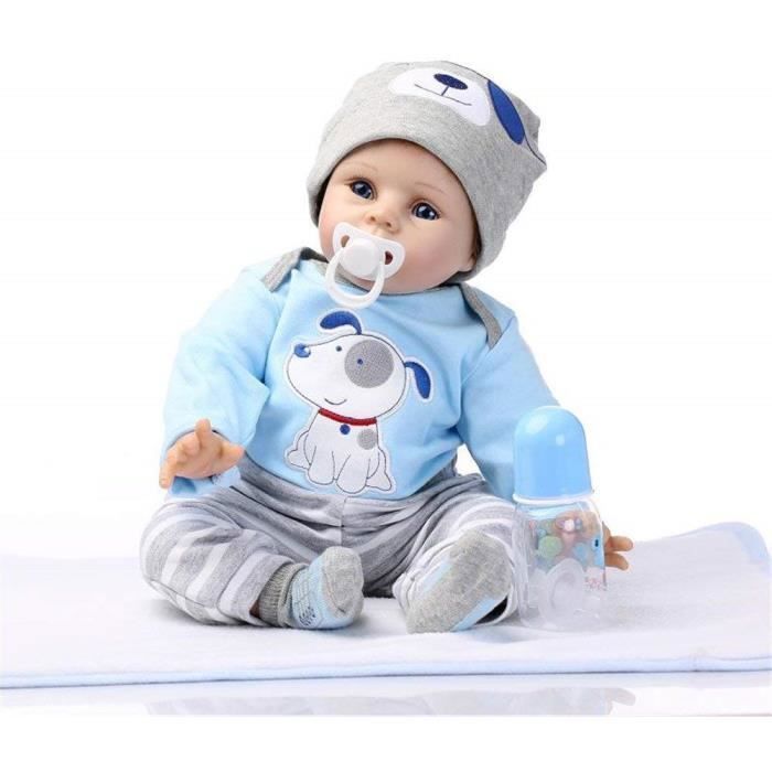 Realistic reborn doll - ULISEM - Boy - 55 cm - Silicone - Magnetic toy - For children 3+