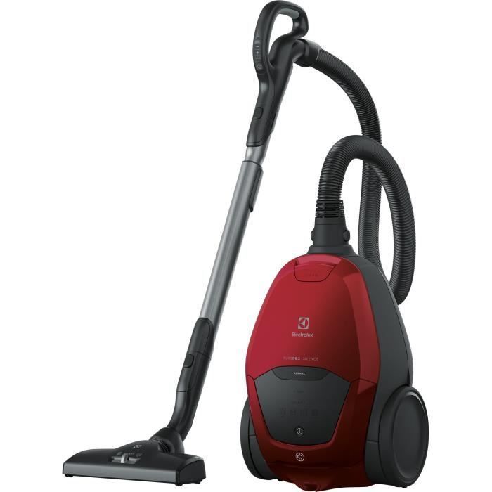 ELECTROLUX PD82-ANIMA - Aspirapolvere a cilindro con sacco Pure D8 - ultra silenzioso 57dB - sacco antiodore - raggio 12 m - accessorio