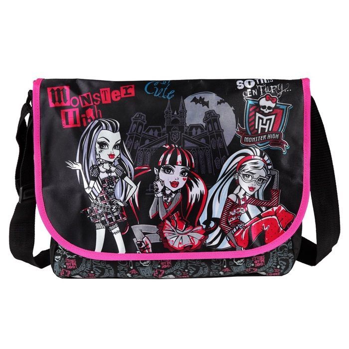 Shoulder bag - MONSTER HIGH - I am Monster High - Polyester - 38x29x10 cm - Girl's