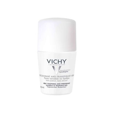 Vichy Roll-On -deodorantti ajellulle iholle 48 tuntia 50ml