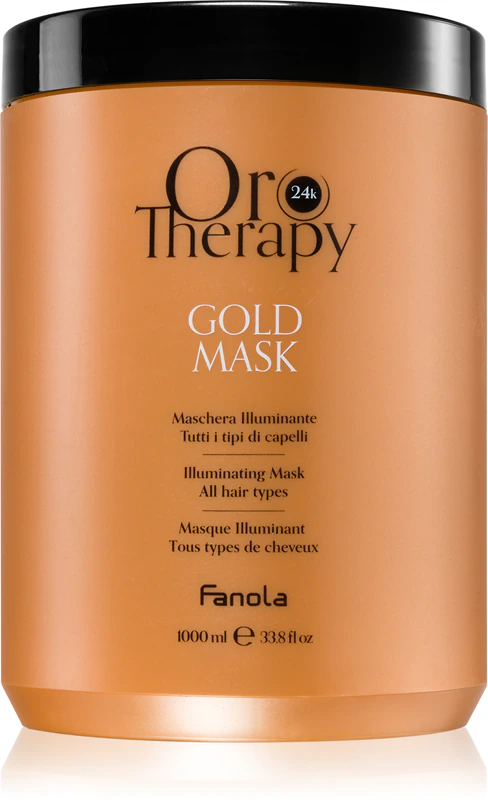 Máscara capilar Fanola Oro Therapy Gold Mask com ouro 24 quilates