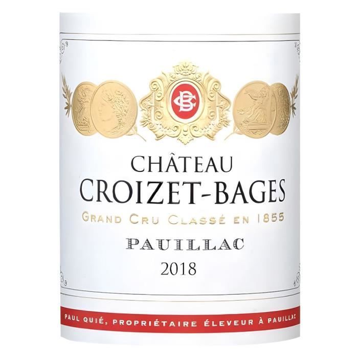 Château Croizet-Bages 2018 Pauillac - Vin rouge de Bordeaux