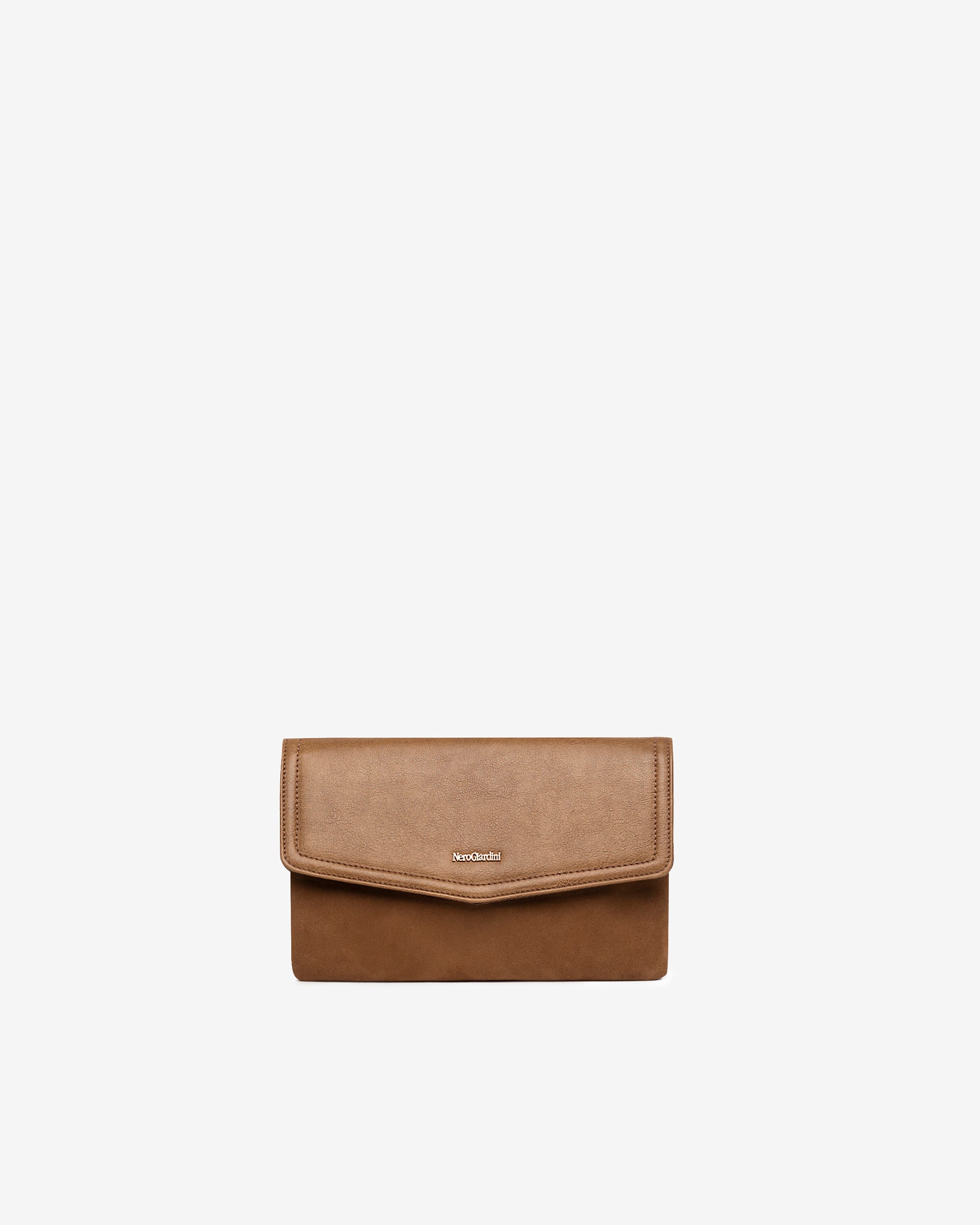  Damen-Clutch aus Leder und technischem Material