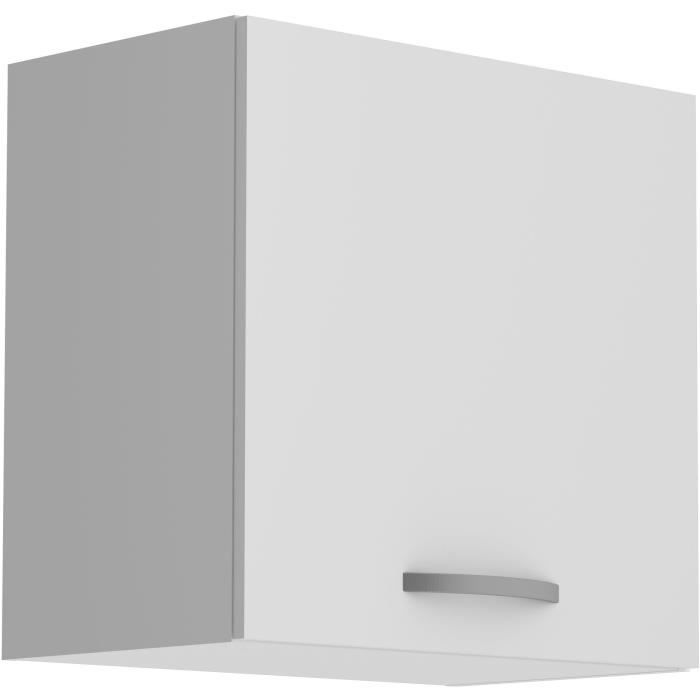 Mobiletto pensile OSLO a 1 anta - Bianco - L 60 x P 36 x H 58 cm
