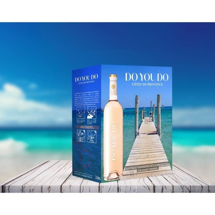 Bag in Box Do You Do Côtes de Provence - Vino rosado de Provenza - BIB 3L