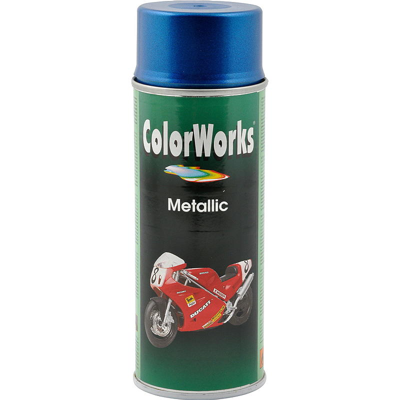 ColorWorks Spraymaling 400ml Metallisk Blå Colorworks