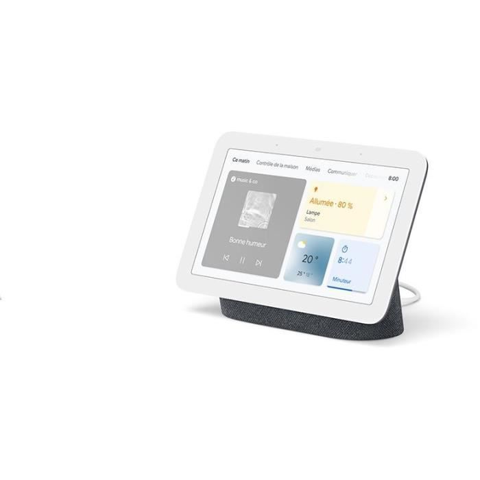 Pantalla inteligente - Google Nest Hub de 2.ª generación - Antracita - Controla cientos de dispositivos conectados