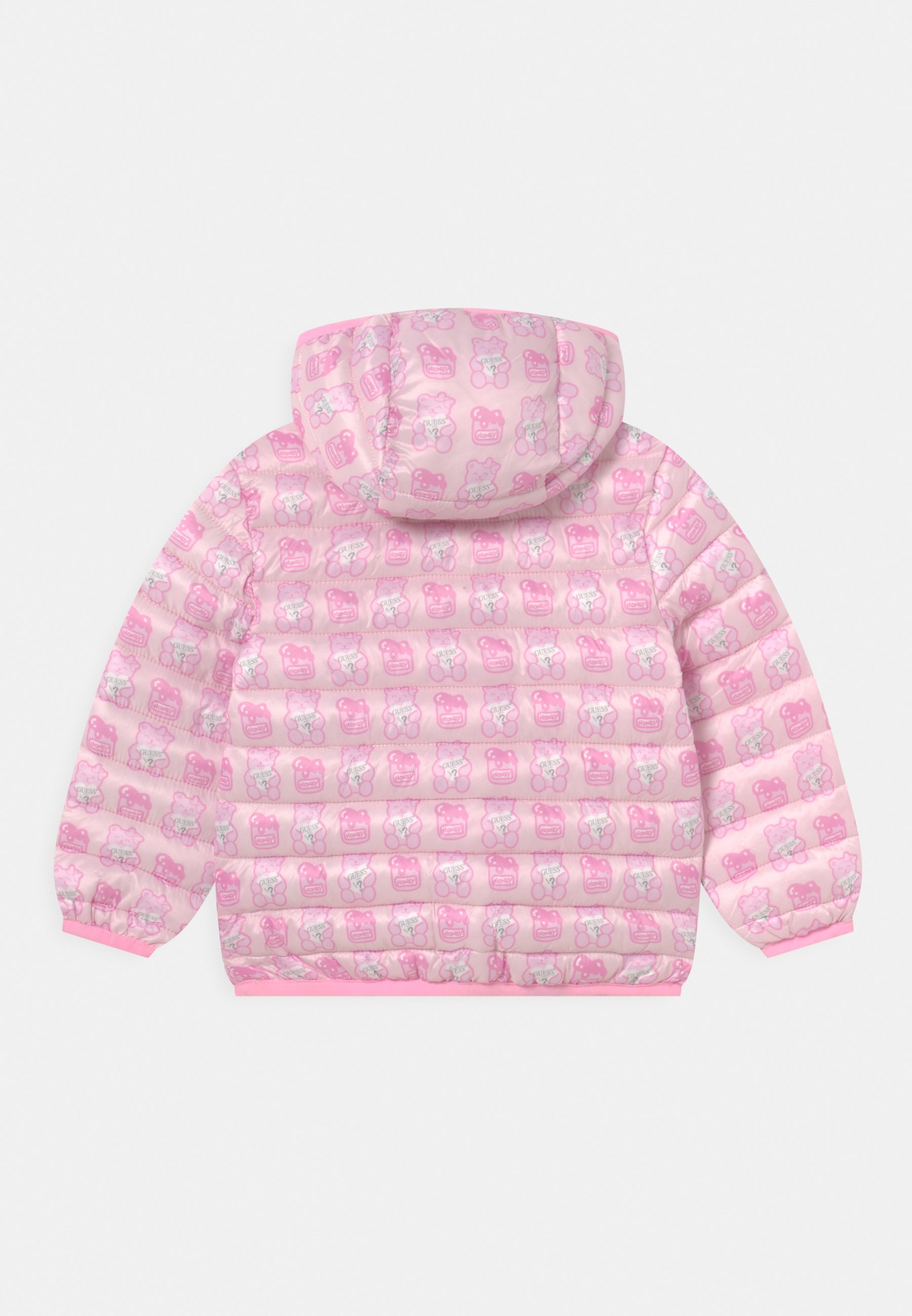 Guess Giacca invernale unisex con cappuccio imbottito - rosa