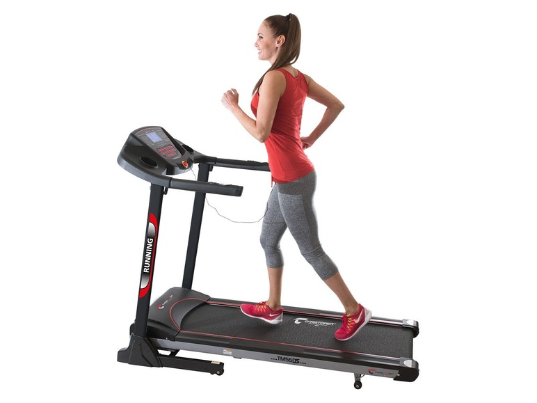 Christopeit Sport -juoksumatto »TM 550 S«, sykemittauksella, 15 harjoitusohjelmaa