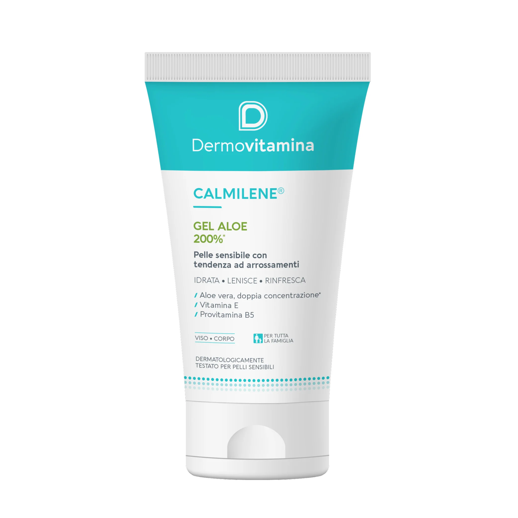 Calmilene Gel Aloe 200% - Gel Corpo, Gel viso idratante, Gel viso lenitiva