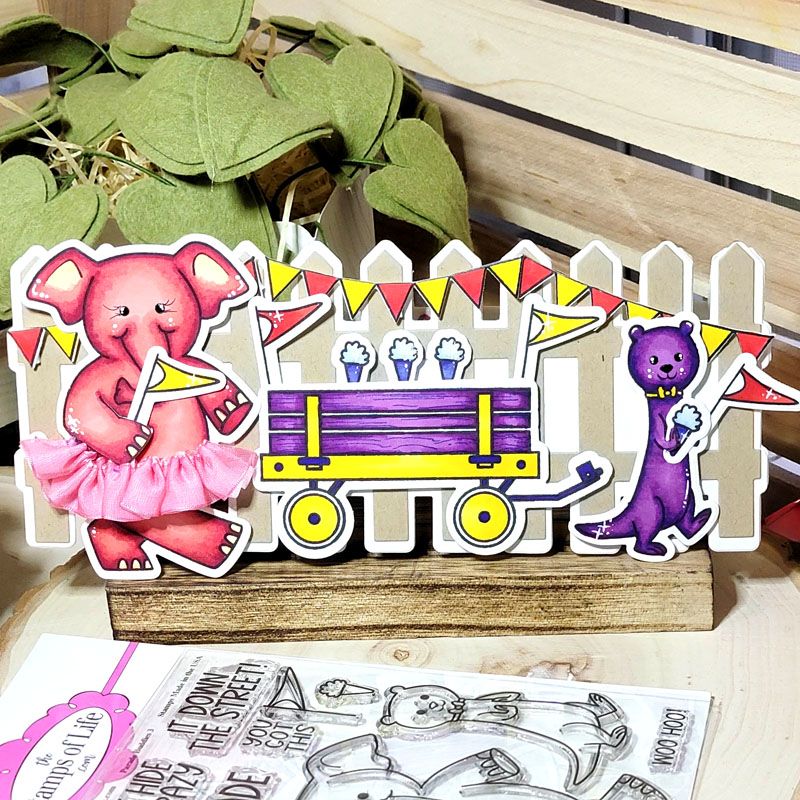 Parade Buddies 3 Clear Stamp Set