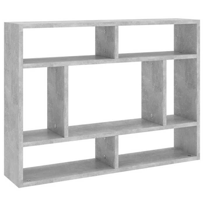 vidaXL Wandplank Betongrijs 75x16x55 cm Spaanplaat
