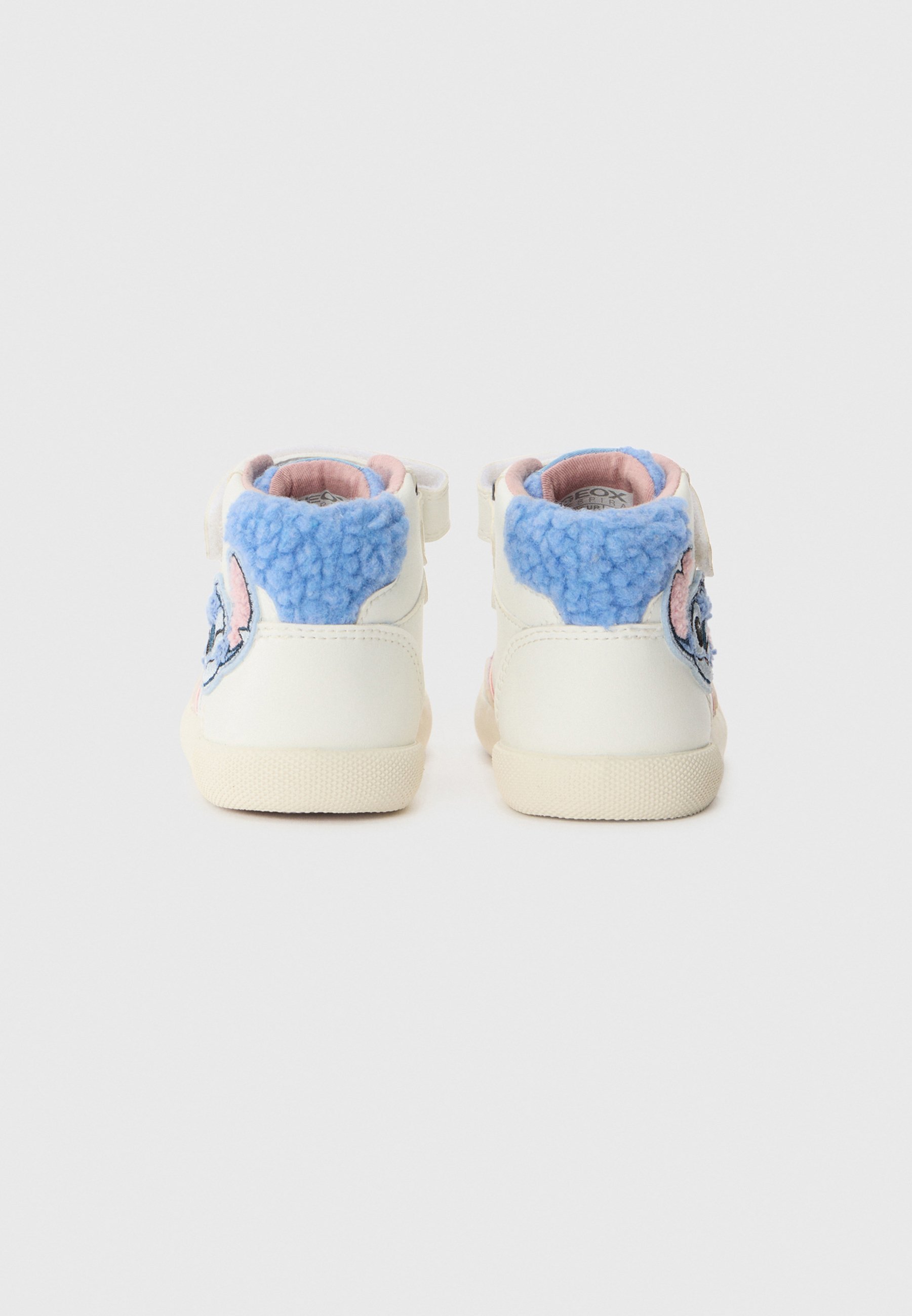 Geox LILO & STITCH - Hoge sneakers - wit/hemelsblauw