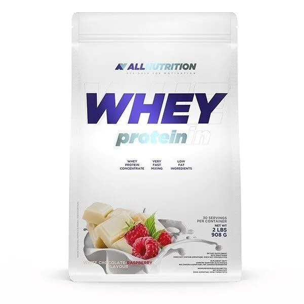 Allnutrition Whey Protein White Chocolate Raspberry