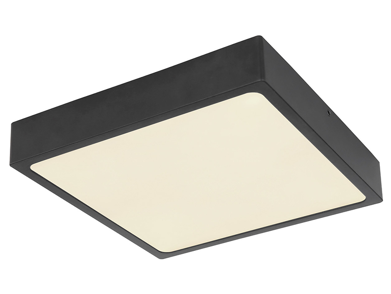 Plafon Echo LED 17 cm metalowa czarny