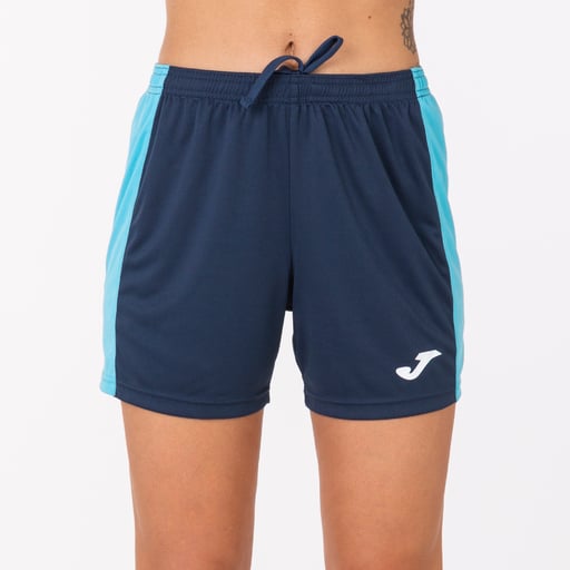 Short maxi Joma bleu marine turquoise fluo