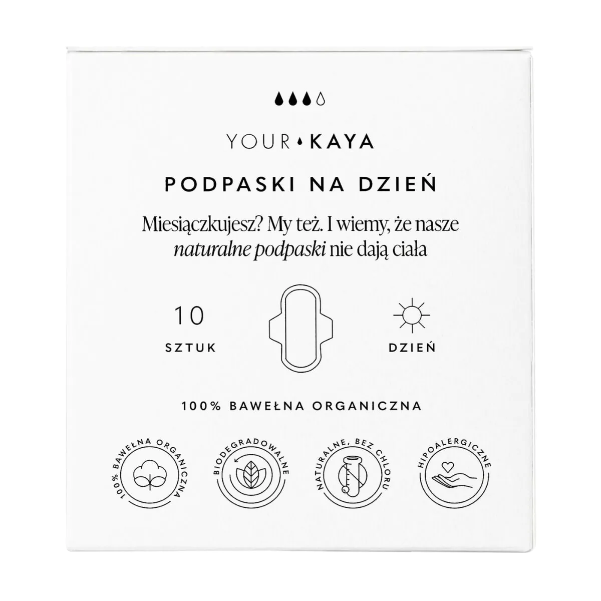Your Kaya podpaski na dzień 10 szt.