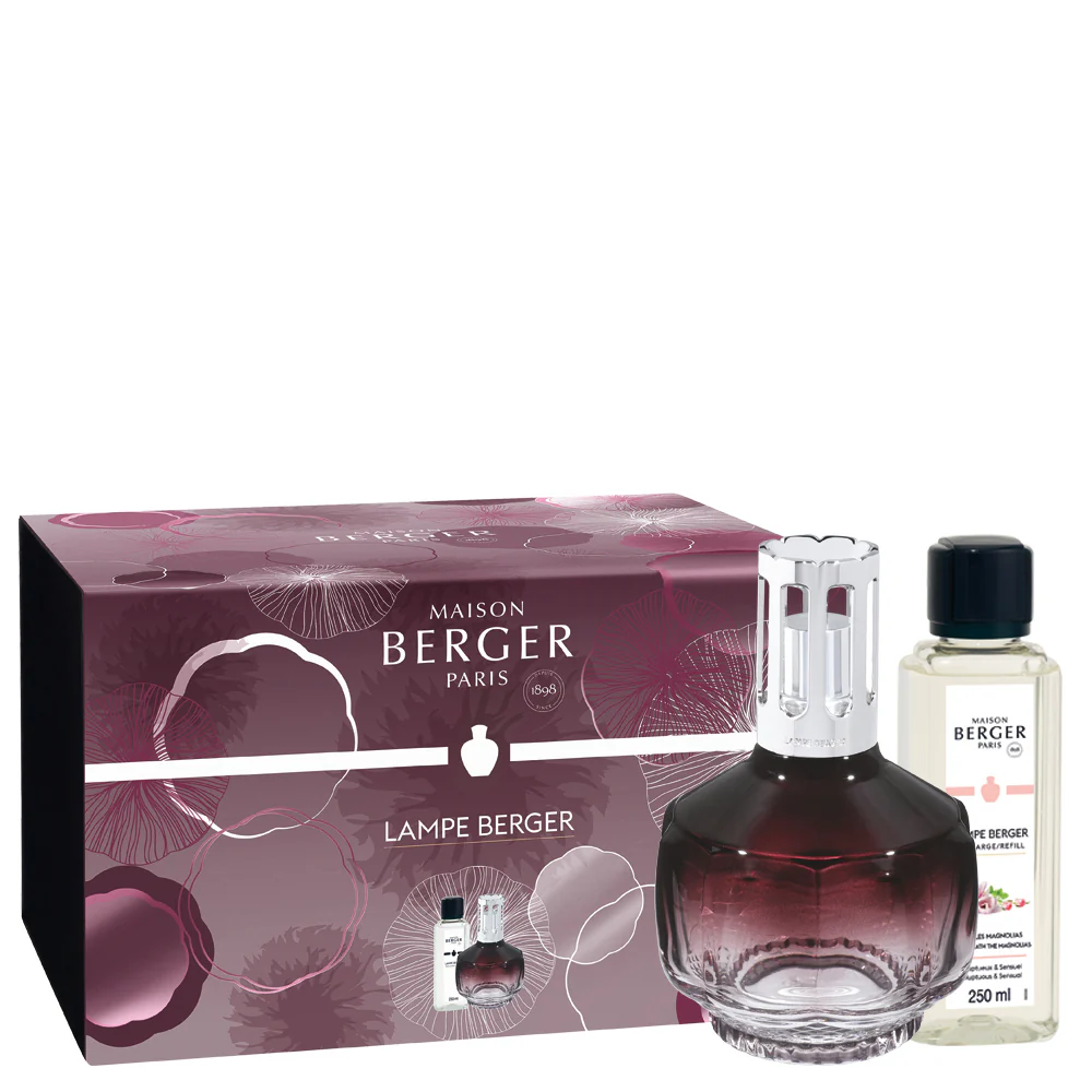Lampe Coffret Molecule Prune - Cofanetto con Lampada, Lampada Catalitica
