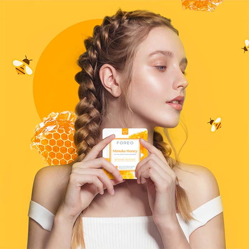 FOREO UFO™ Revitaliserend Masker met Manuka-honing