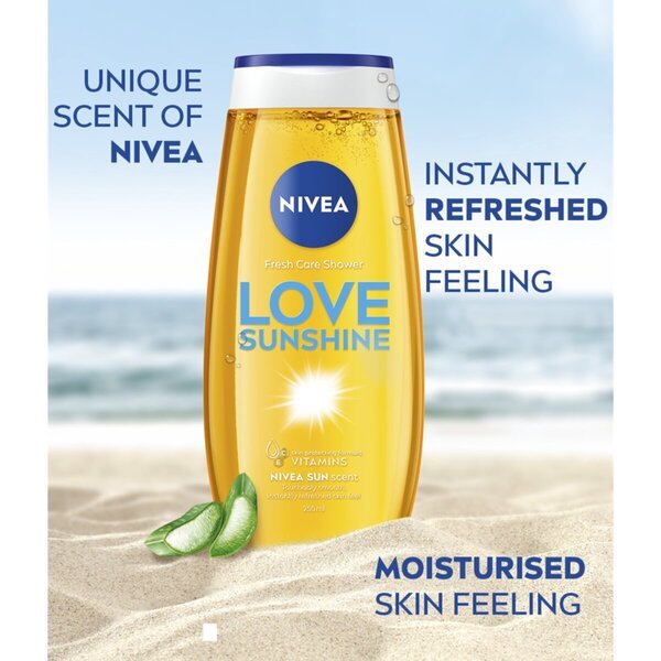 NIVEA Love Sunshine гел за туширање<br>250ml - Нормална кожа