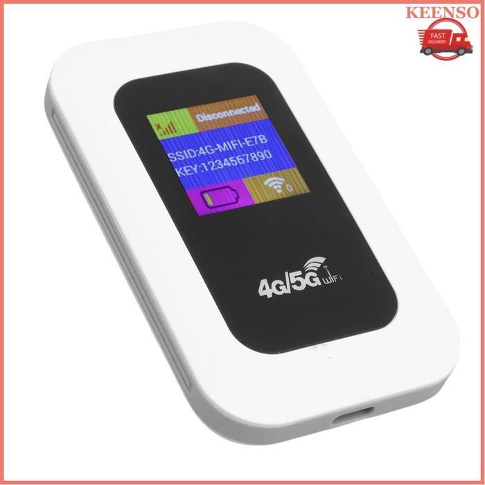 Hotspot Mobile, 5G WiFi 300 Mbit / S Plug-and-Play-Sim Slot WLAN Router Portable WLAN jusqu'à 10 Utilisateurs WLAN