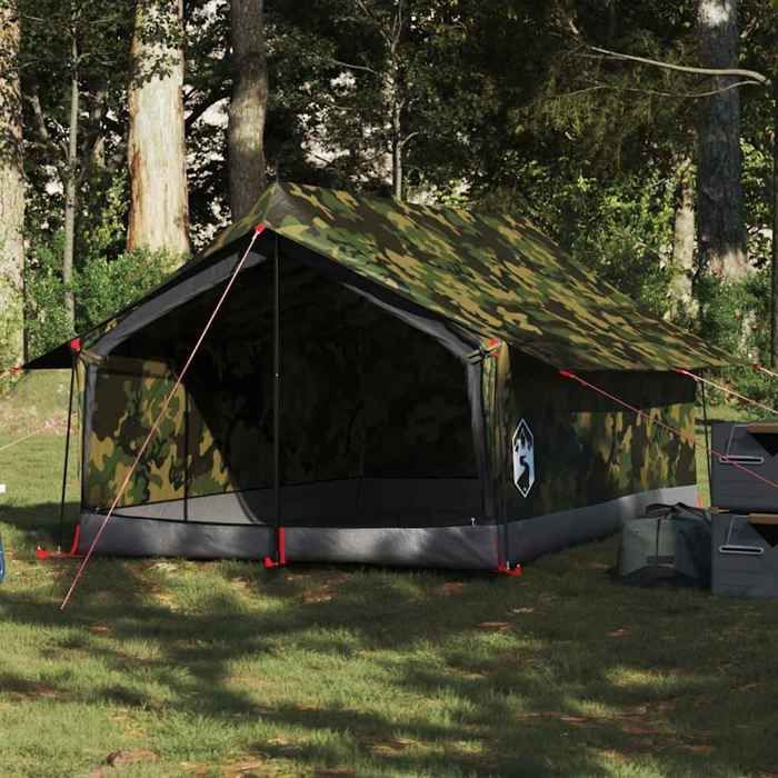 Tenda da campeggio mimetica impermeabile vidaXL per 2 persone, Tenda, Riparo da campeggio, Riparo da giardino, Tenda da giardino, Riparo 4009623