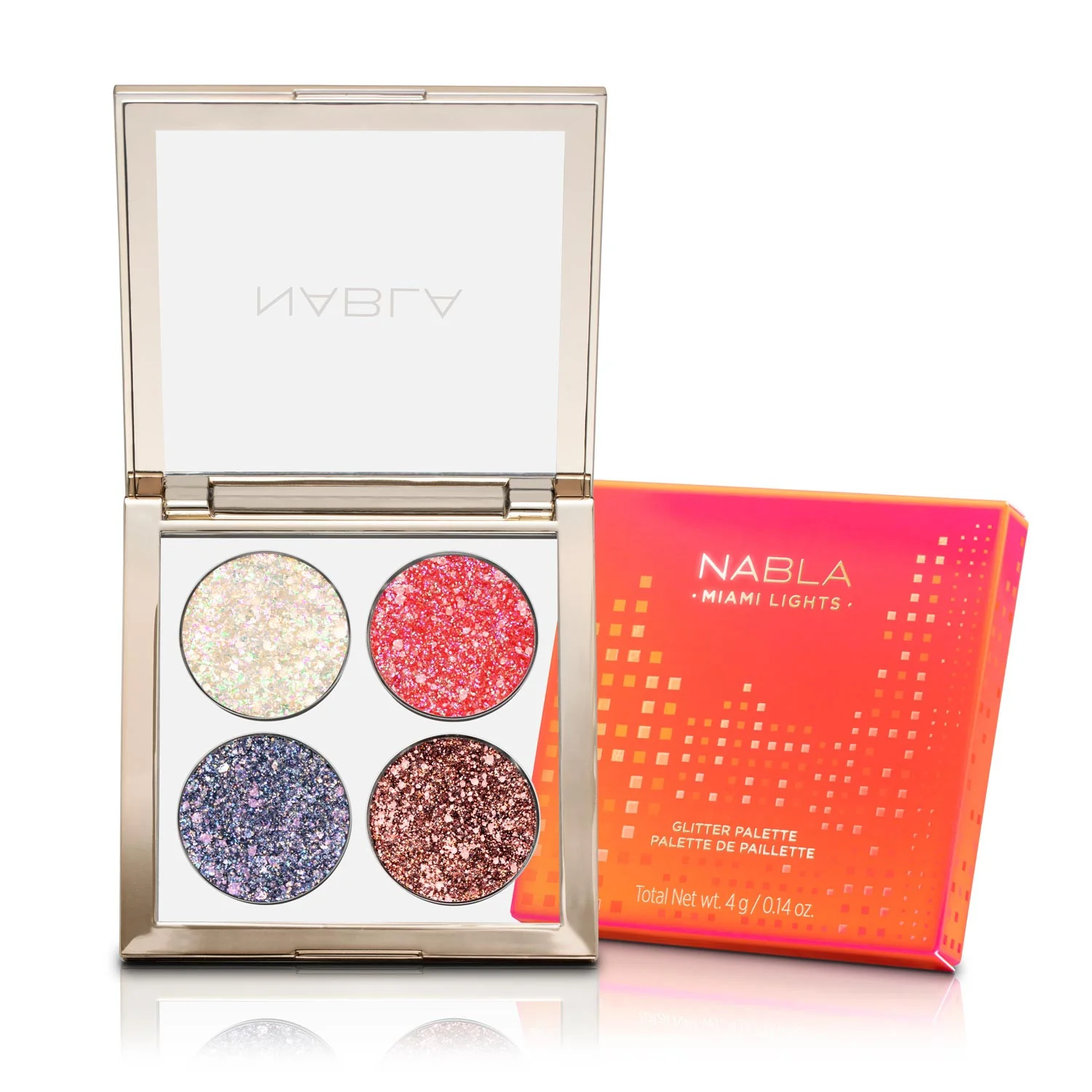 Occhi Miami Lights Glitter Palette - Palette occhi, Palette viso