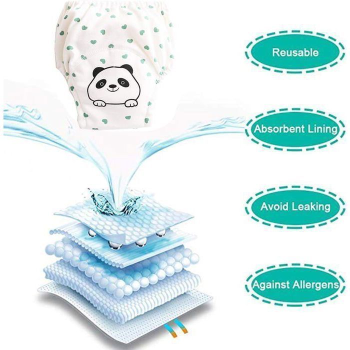 Pañales de entrenamiento para niños, pañales para aprender a ir al baño, pañales desechables para bebés de 1 a 5 años.