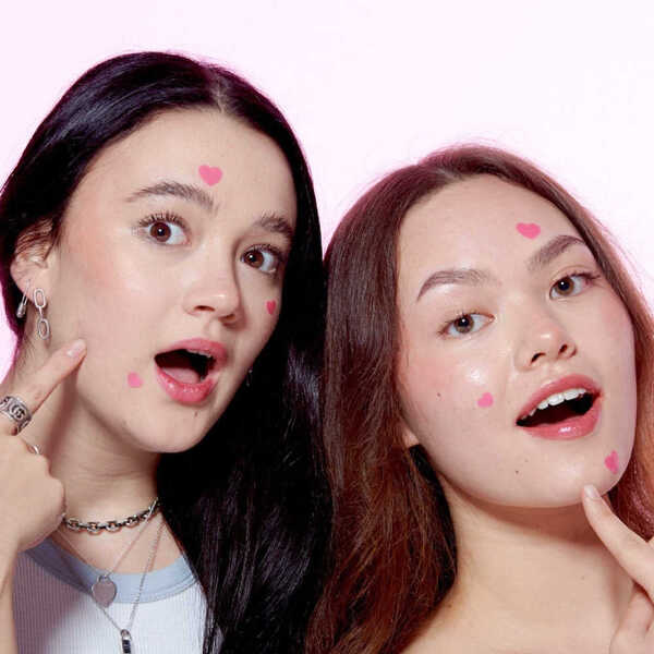 Frilliance Pimple Patches OG Pink Hearts (18 ks/2 velikosti)