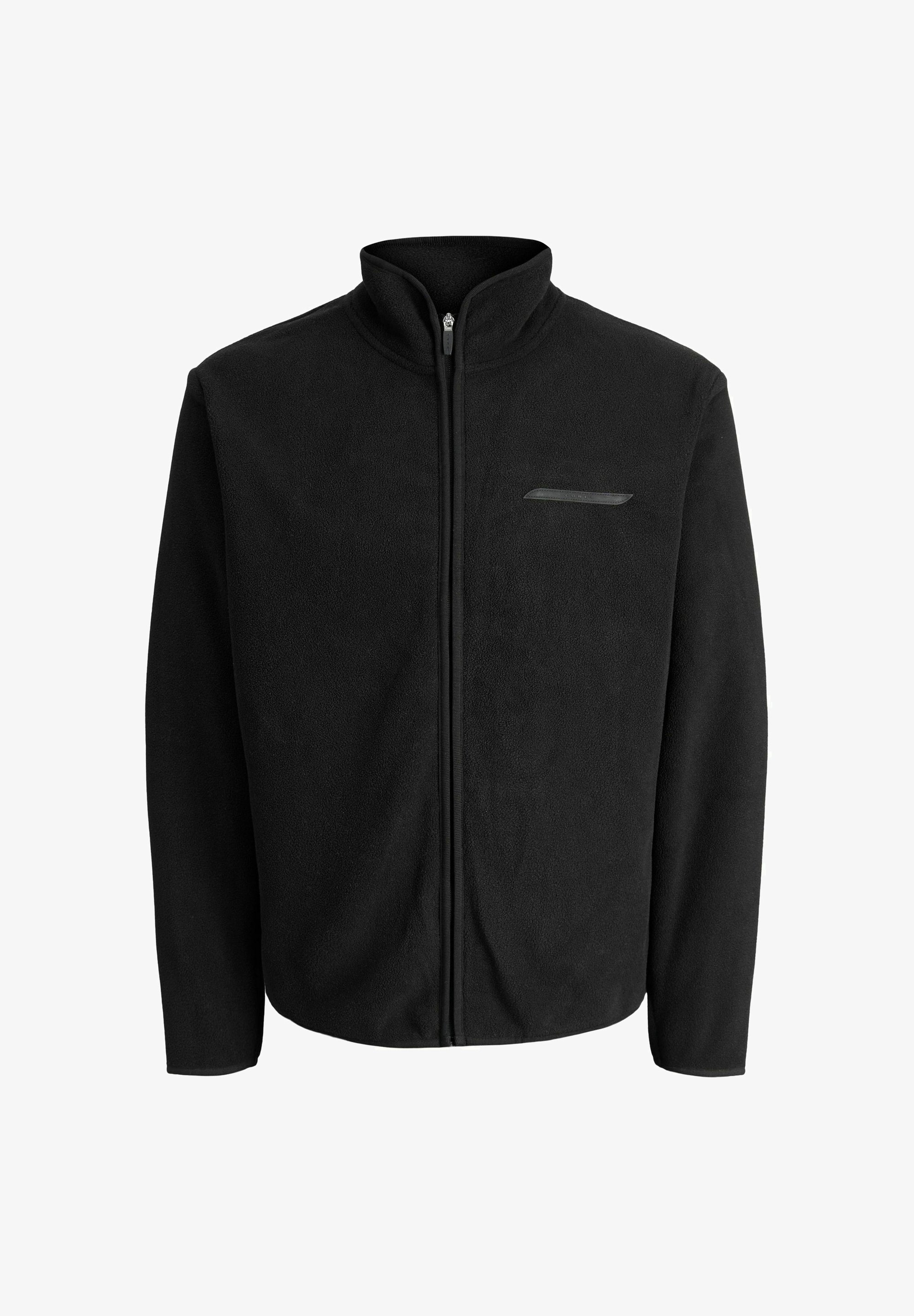 Jack & Jones fleecejack - zwart
