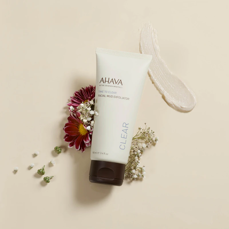 AHAVA Hora de Limpar o Esfoliante Facial de Lama