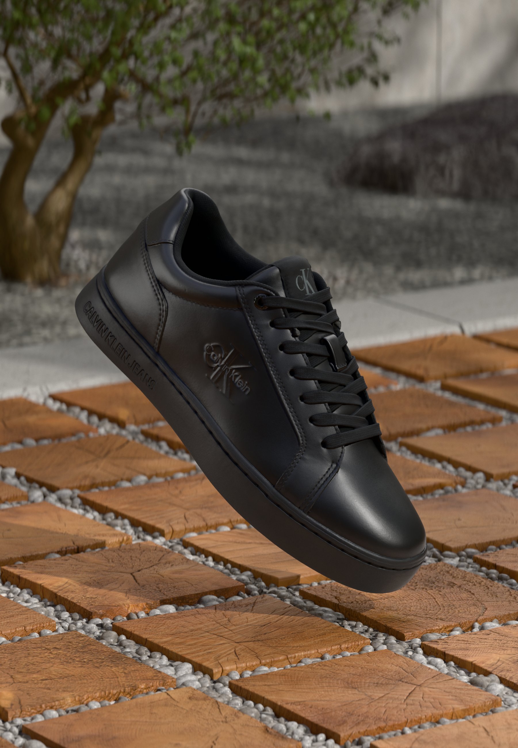 Calvin Klein Jeans CLASSIC CUPSOLE MONO - Sneakers - volledig zwart