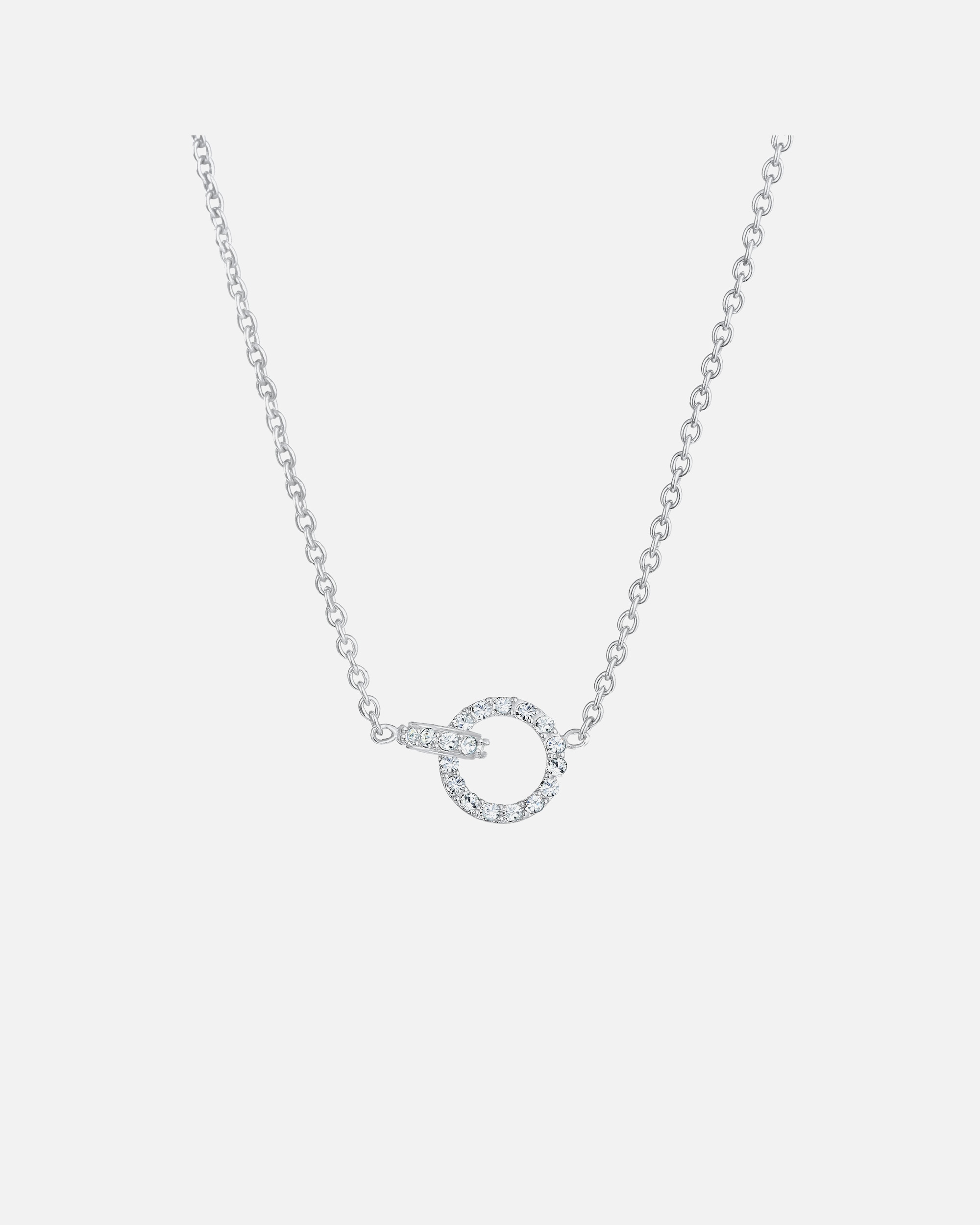 Elli Femmes Anneaux Connecté Infini avec cristaux Argent 925