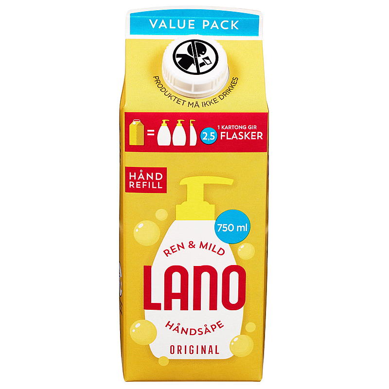 Lano käsisaippua 750 ml täyttöpakkaus Lano