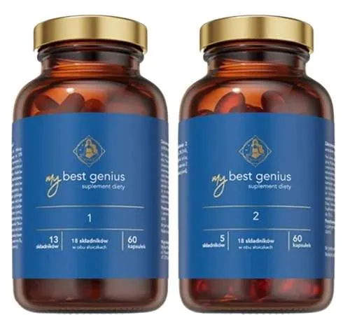 MyBestGenius 1 i 2, Suplement diety na poprawę koncentracji, Kapsułki