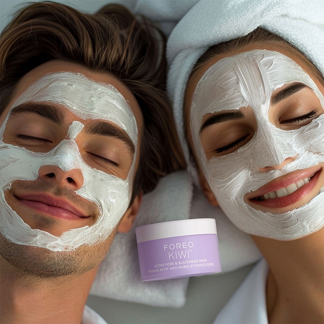 FOREO mitrinošā maska KIWI™ KIWI™ aktīvo poru un melno punktu maska - 100 g