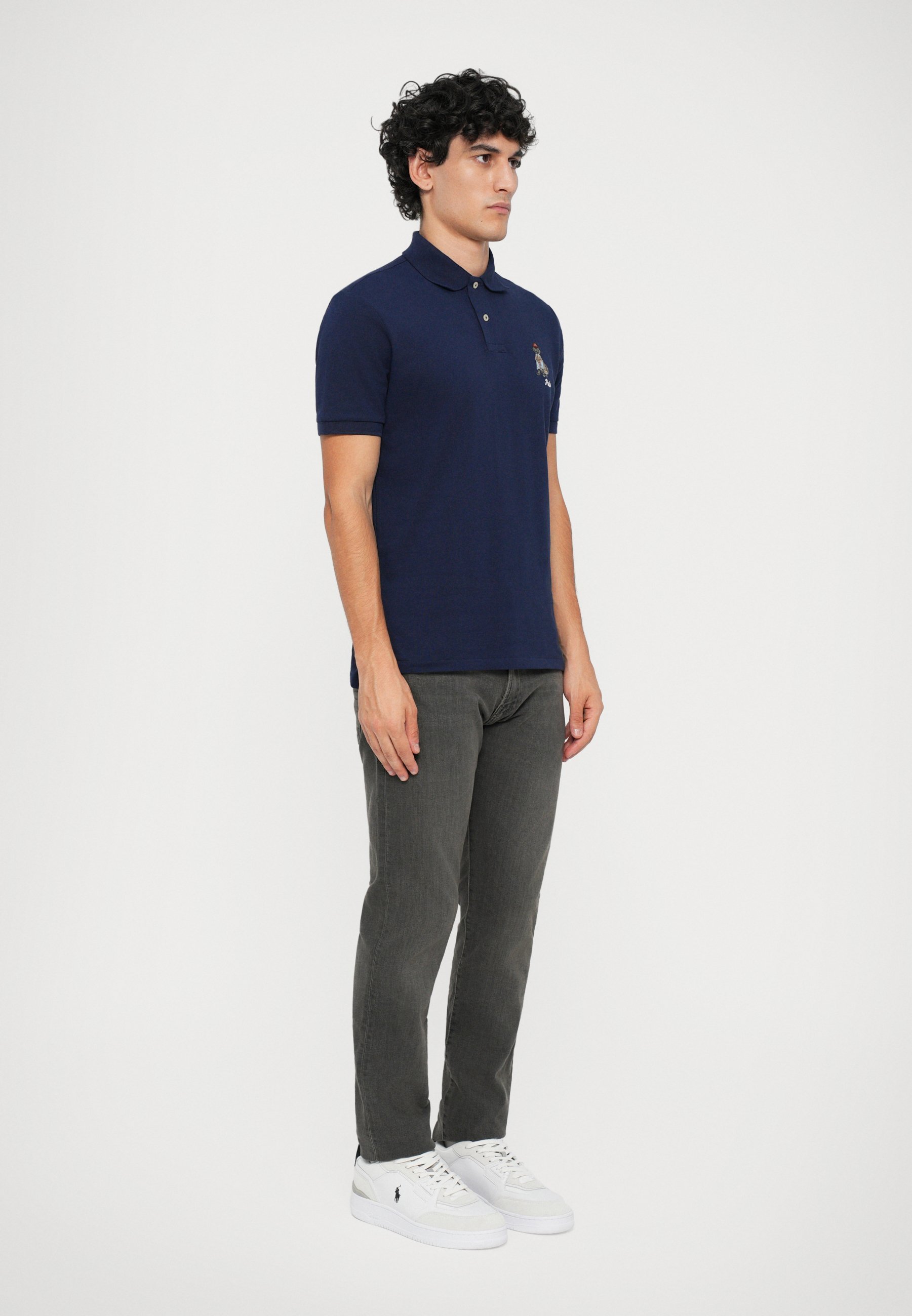 Camisa polo de manga curta Polo Ralph Lauren - Newport azul marinho
