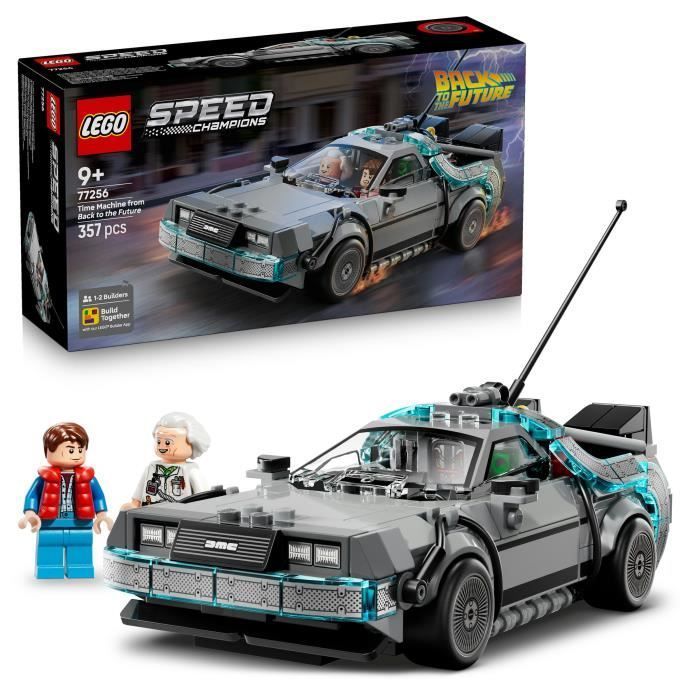 LEGO Speed Champions 77256 La Machine à Remonter le Temps de Retour vers le Futur - Jouet