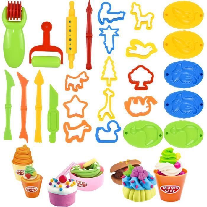 Juego de 26 herramientas para modelar arcilla - Accesorios para modelar arcilla - Set de regalo