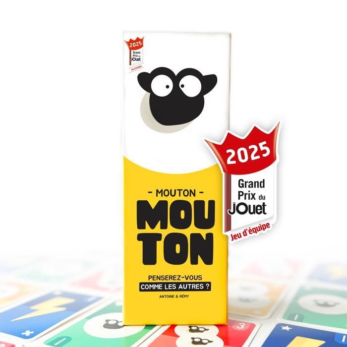 Mouton Mouton - Jeu de Société Famille et Amis - Complétez Les Mêmes Réponses Que Vos Coéquipiers ! - Jeu d’Ambiance Drôle et Rapide