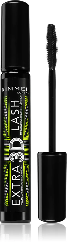 Máscara para cílios Rimmel Extra 3D para engrossar e alongar os cílios