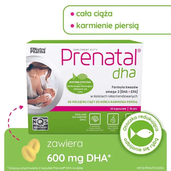 Prenatal DHA, Formuła kwasów omega-3 od początku ciąży do końca karmienia piersią, Kapsułki