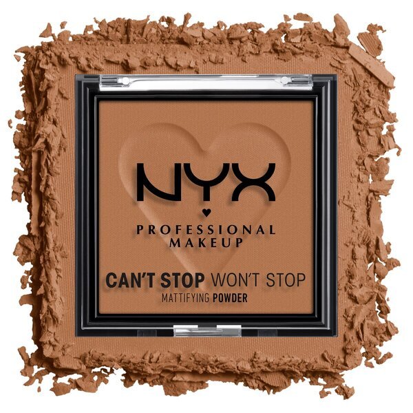 NYX Professional Makeup Can't Stop, Won't Stop Mocha matējošais pūderis<br>