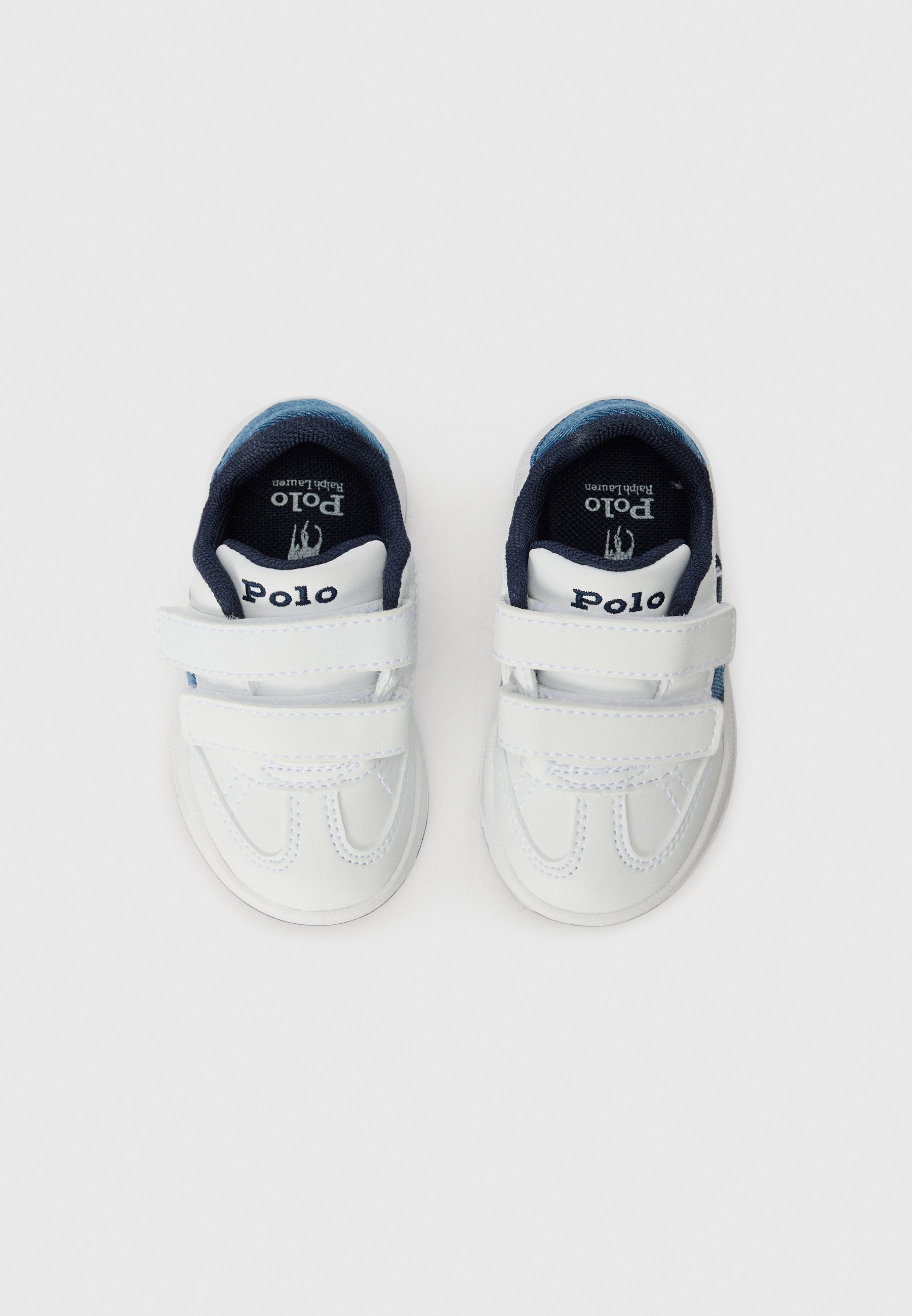 Polo Ralph Lauren HERITAGE COURT III UNISEX - Trampki - biały/granatowy
