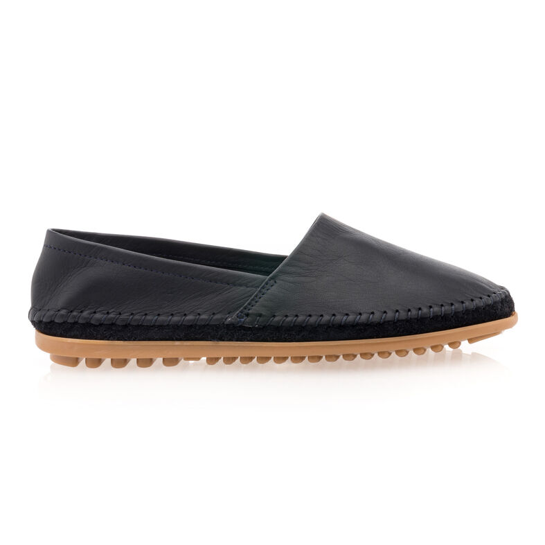 Blaue Damen-Loafer/Bootsschuhe