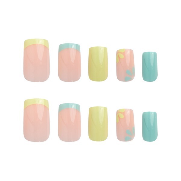 Invogue Groovy Baby Nails Quadratische Nägel (24 Stück)