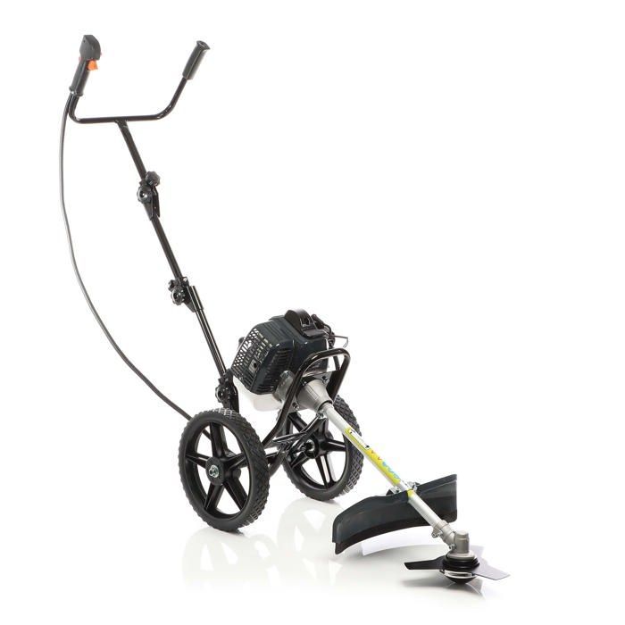 Wiltec 2-in-1 multitool op wielen – 1350 x 390 x 1260 mm – 1,2 liter benzine – 1,9 kW – Grastrimmer/bosmaaier – Tuin
