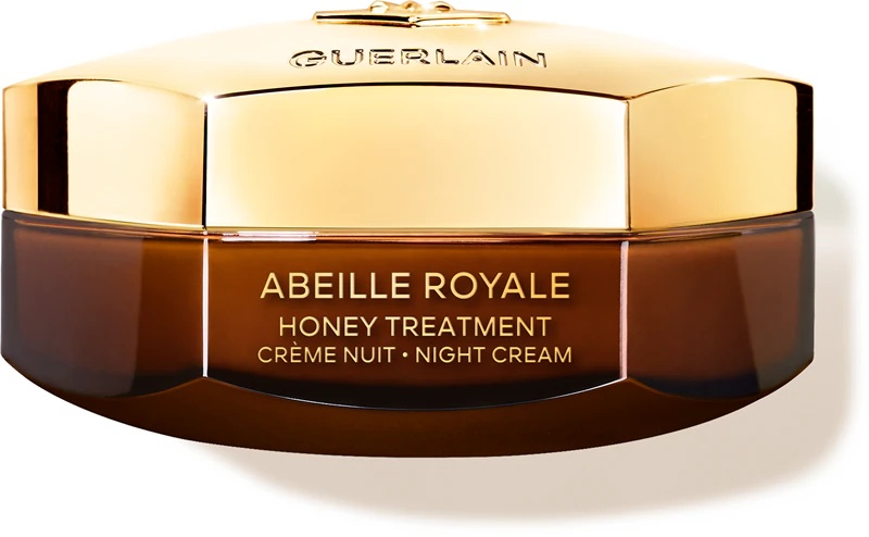 GUERLAIN Abeille Royale Honey Treatment nakts krēms. Nostiprinošs un pretgrumbu nakts krēms, uzpildāms.
