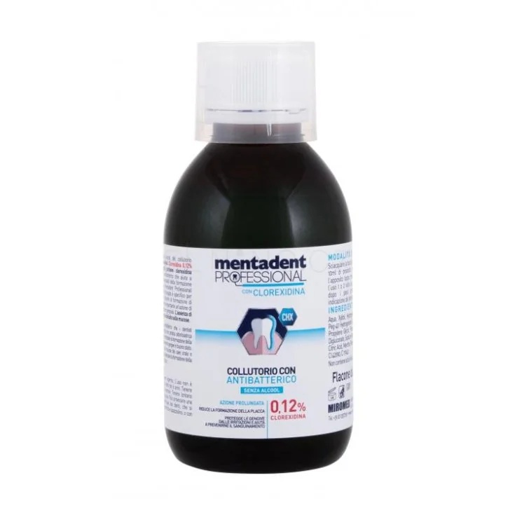 MENTADENT Mentadent Professional mondspoeling 0,12% chloorhexidine + 0,07% CPC 300 ml Intensieve werking